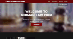 Desktop Screenshot of mirmanlawfirm.com