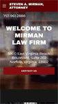 Mobile Screenshot of mirmanlawfirm.com